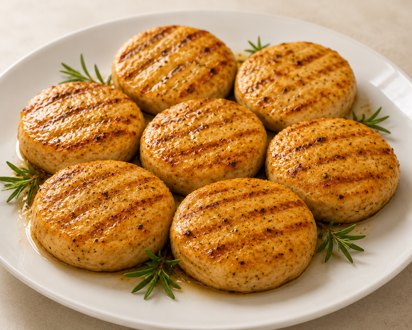 Doraditas de pollo a la plancha (8 unidades)